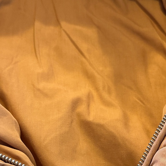 BLANKNYC Women's Quilted Bomber Jacket in Salmon - Picture 12 of 12